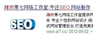 潍坊搜索引擎优化案例展现图