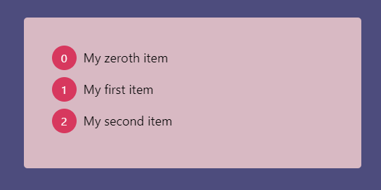 Ordered List With counter-reset From Zero
