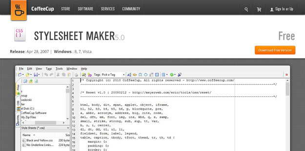 StyleSheet Maker