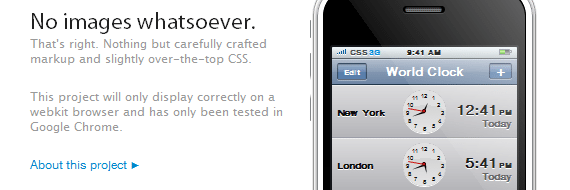 CSS3 实现的 iPhone 图片