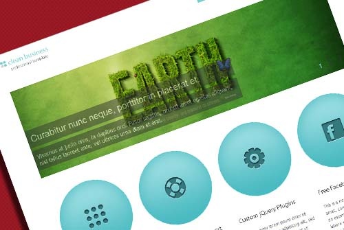 Free Clean Business Template Free Clean Business Template