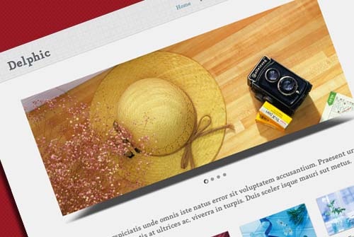 FREE Clean Minimalist HTML CSS Template : Delphic FREE Clean Minimalist HTML CSS Template : Delphic