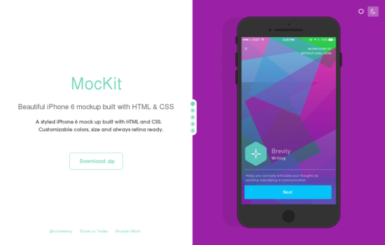 HTML/CSS IPhone 6 Mockup