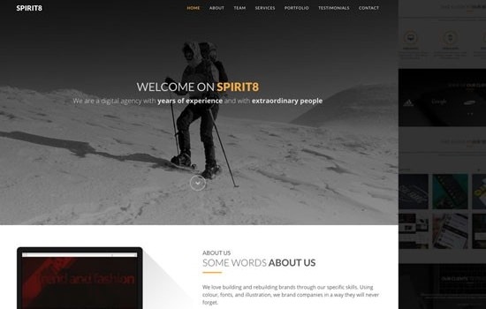 Spirit8 HTML Template