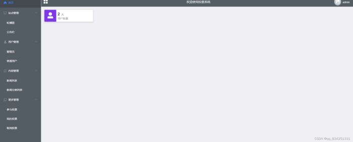 SpringBoot结合Vue实现投票系统过程详解