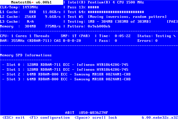 时隔9年：经典内存测试软件Memtest86+王者归来！还免费