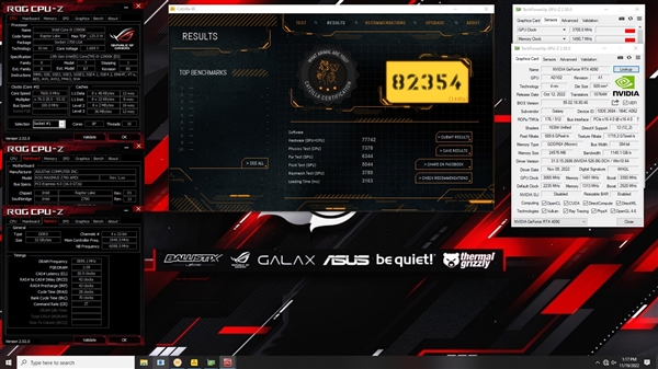 影驰RTX 4090超频3.8GHz：连破15大世界纪录