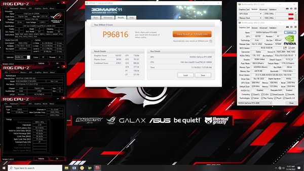 影驰RTX 4090超频3.8GHz：连破15大世界纪录